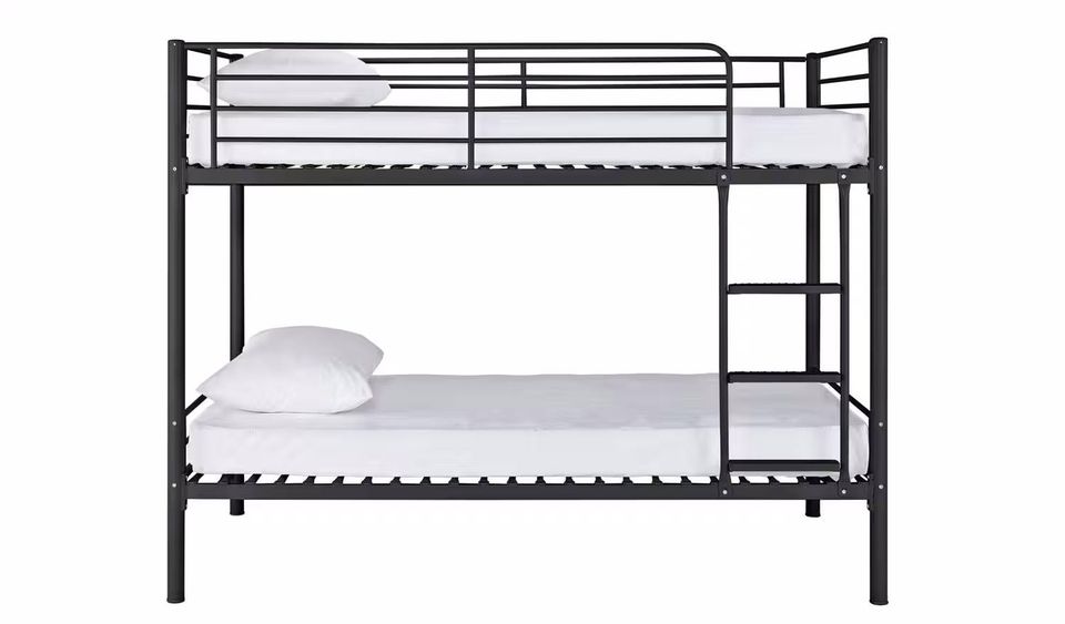 Mason Metal Bunk Bed Frame - Black